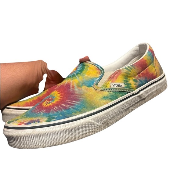 Vans Men’s  Tie-Dye Slip-On Shoes Size 9.0 men’s & 10.5 women’s - Picture 3 of 7